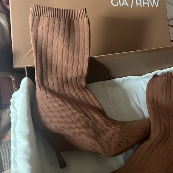 Gia Borghini Rosie Ankle boot Tan - Picture 8 of 12